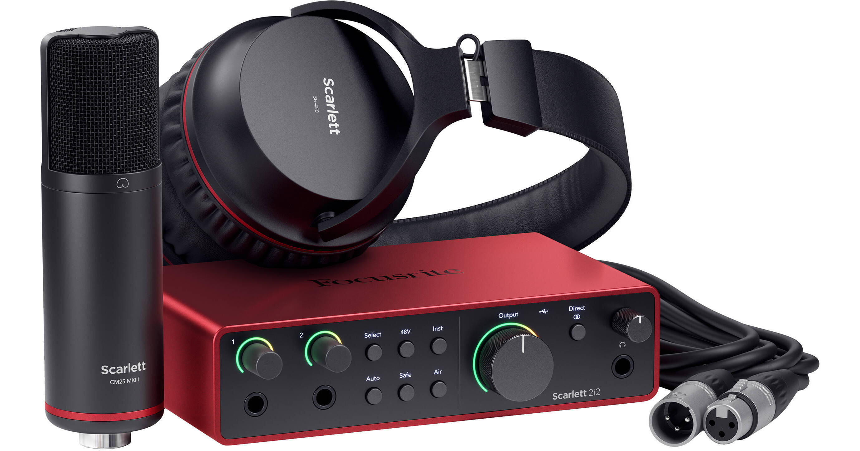 Focusrite Scarlett 2i2 Studio Bundle unboxed